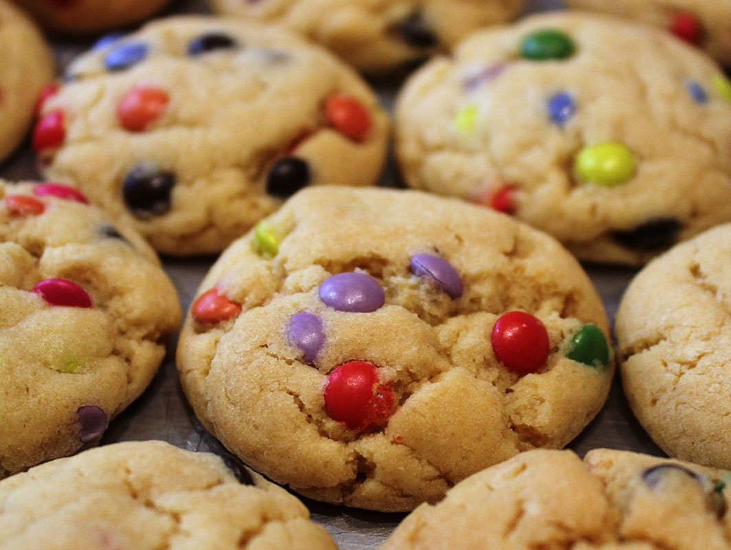 M and M cookies
